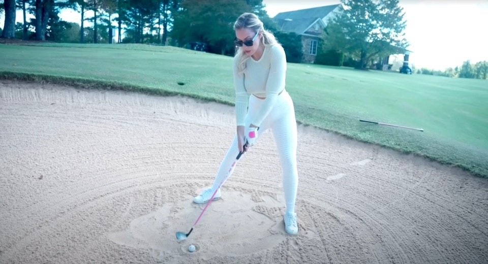 Paige Spiranac Suffers Wardrobe Malfunction On The Putting Green As