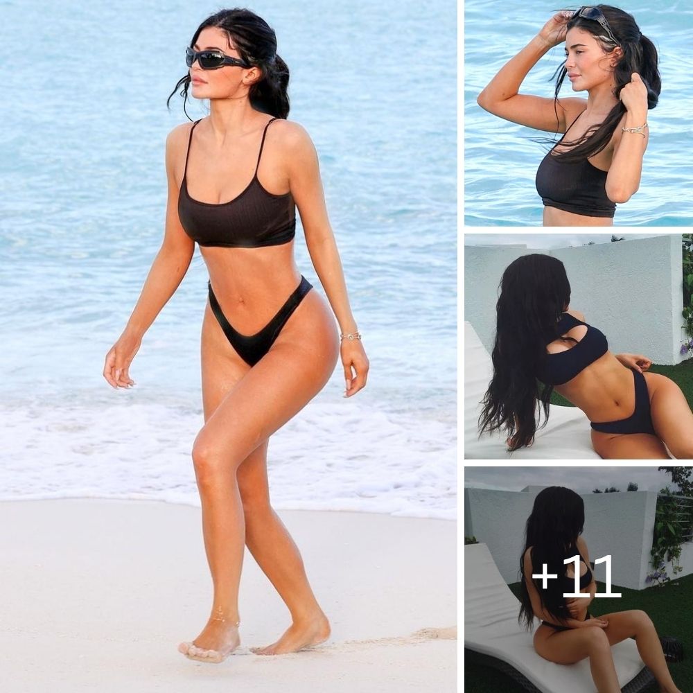 Kylie Jenner Sends Temperatures Soaring As She Shows Off Her Sexy Curves In An Eye Popping Bikini 
