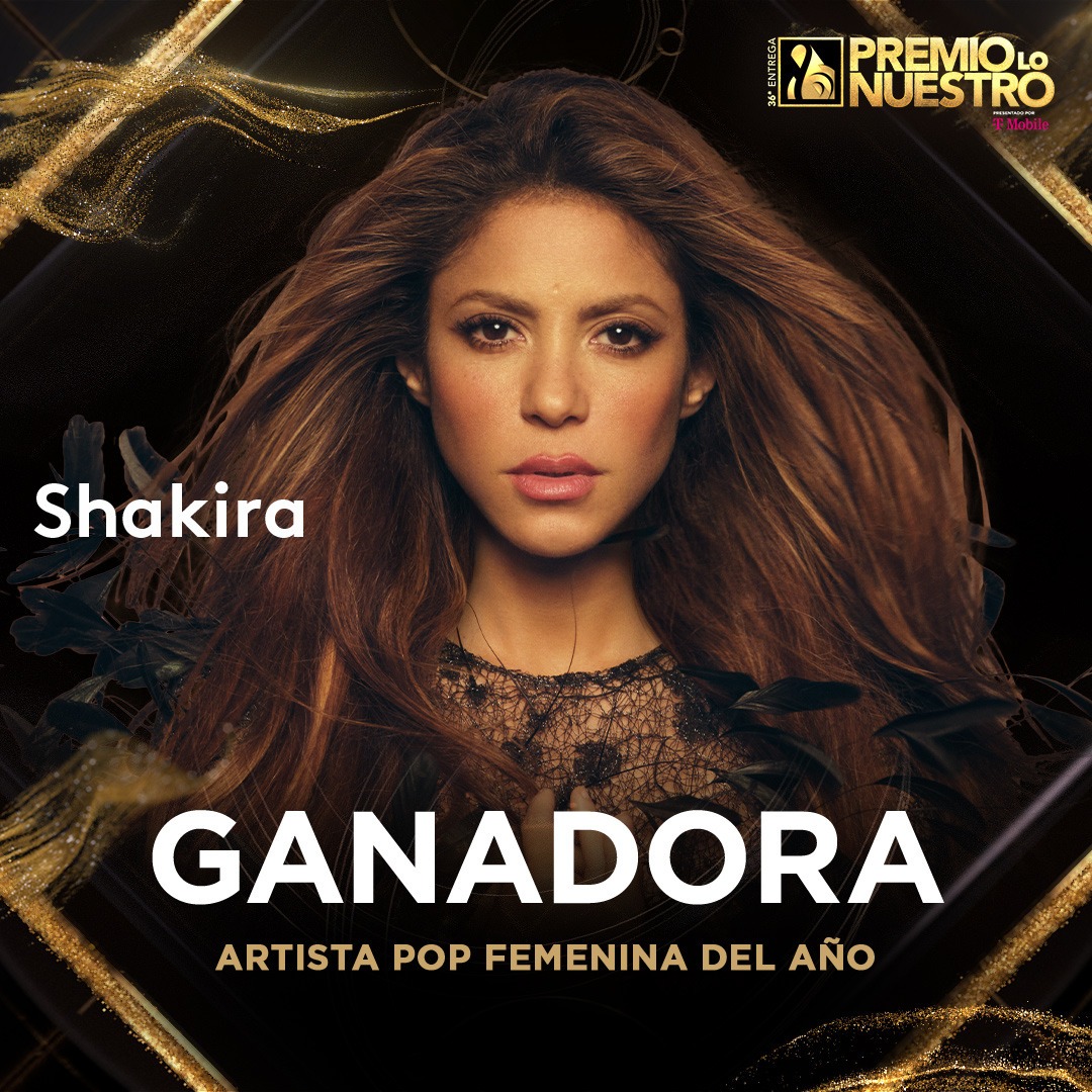 Shakira won four awards at 2024 Premio Lo Nuestro