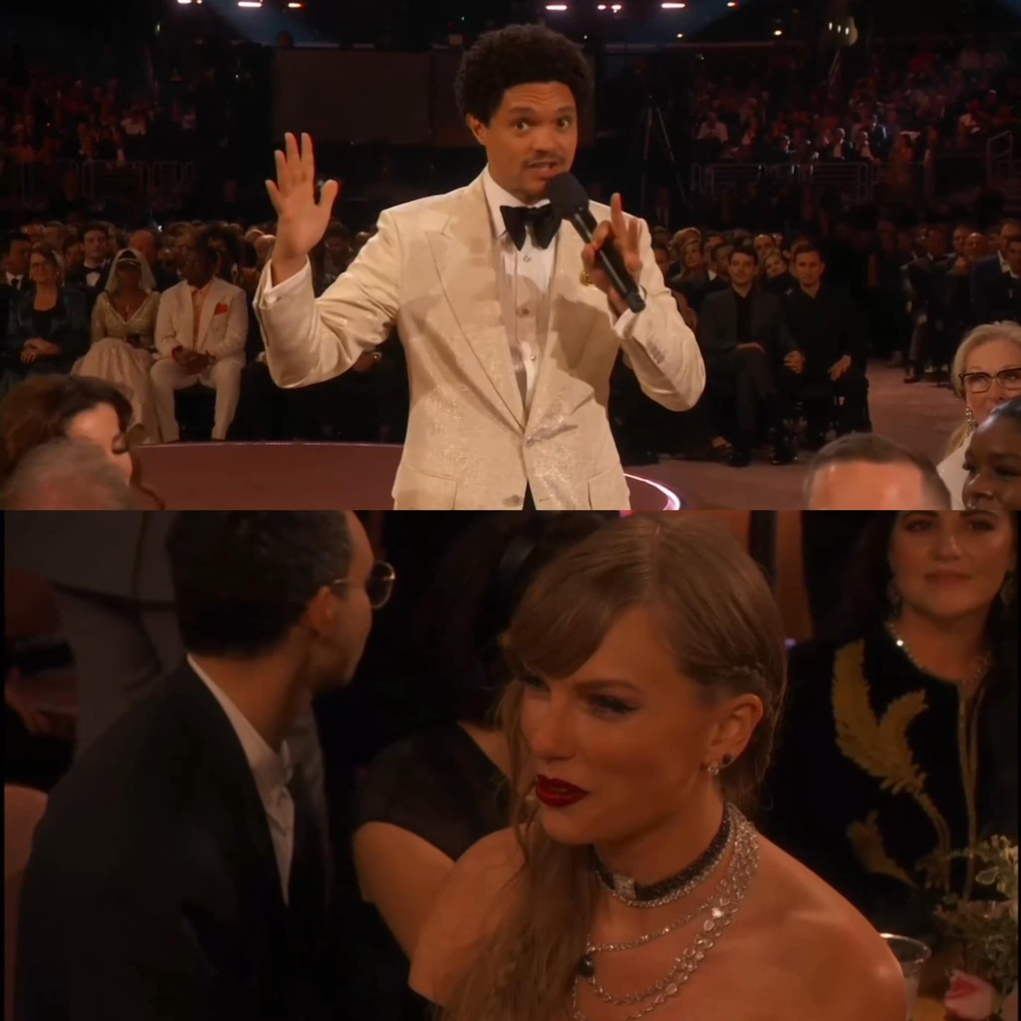 Trevor Noah's Opening Monologue at 2024 Grammys Pokes Fun at Taylor